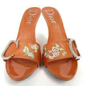 Dior Shoes | Christian Dior Flower Embroidery | Poshmark